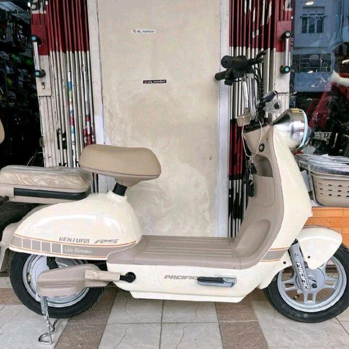 DISKON PROMO SEPEDA LISTRIK PACIFIK LENGKAP SIAP PAKAI