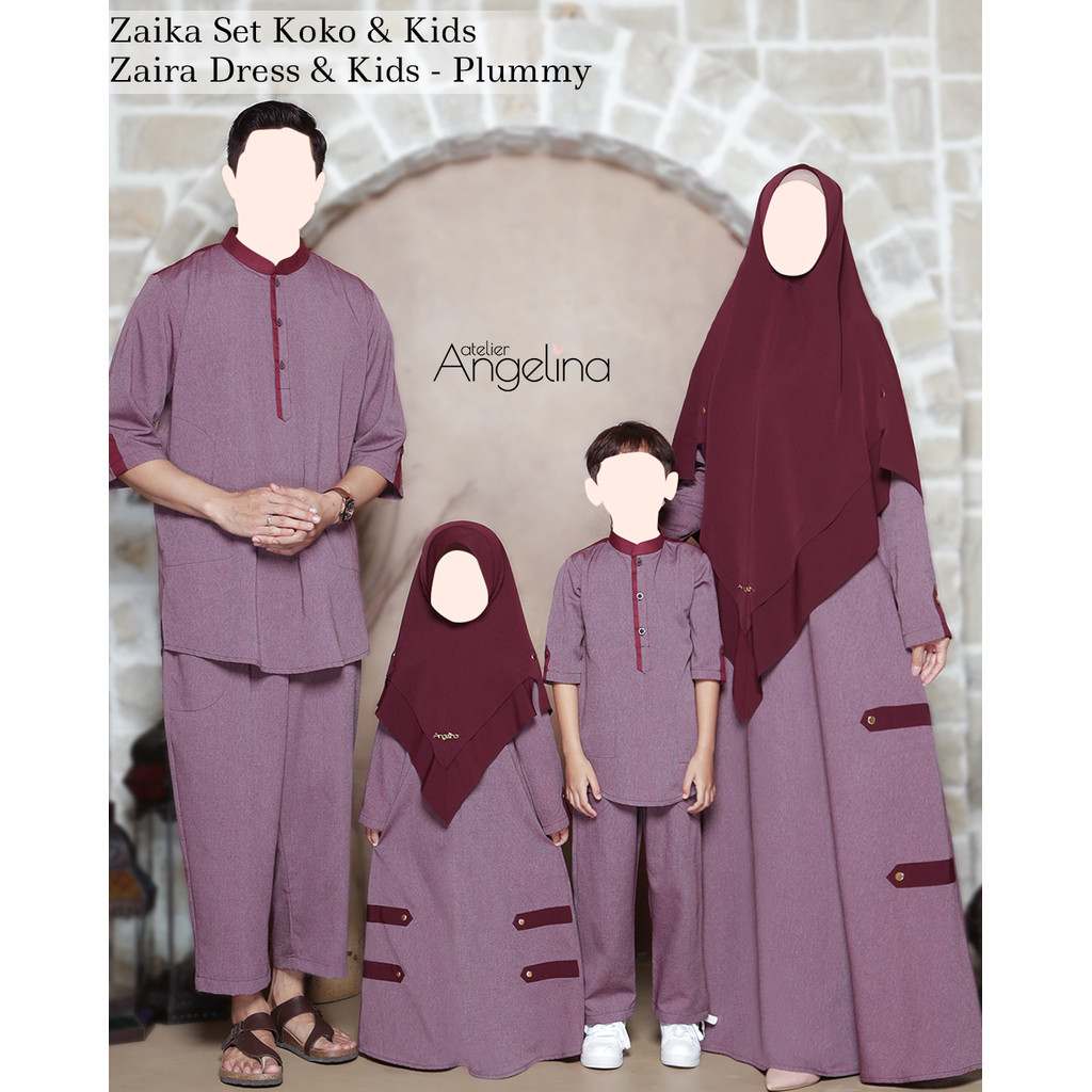 HF - Atelier Angelina Zaira Dress Anak [Gamis] Ramadhan Series