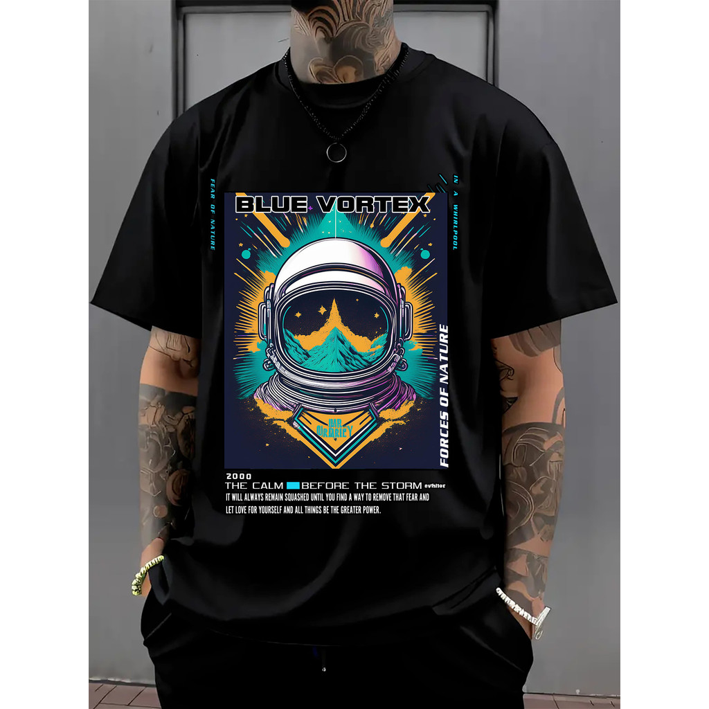 Koleksi Kaos Pria Katun 100% Desain Unik: Motif Gothic Kupu-kupu & Tengkorak Y2K Guru Musik "WHATTHE