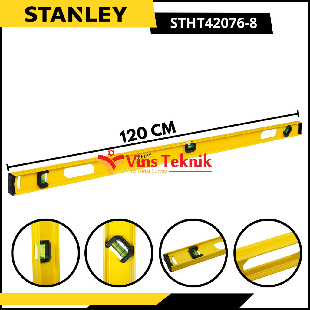 STANLEY STHT42076 Waterpass Waterpas I-Beam Level 48" 120cm STHT42076-8
