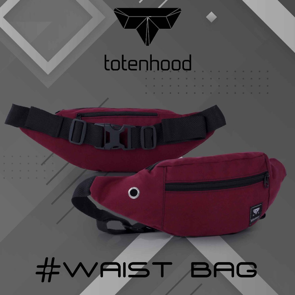 Tas Selempang Kecil Pria Pinggang Waistbag Cowok Simpel Kuat Awet MR 451