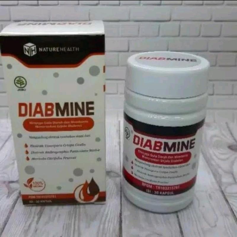 Diabmine Suplemen Kesehatan Diabetes Original Mengoptimalkan Kanduangan Kadar Gula