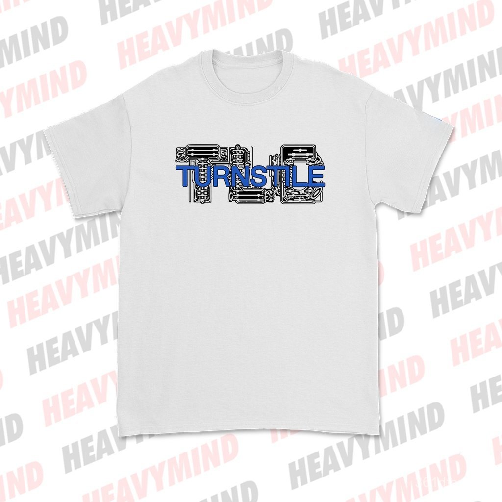 Kaos Pria Turnstile Band dengan Stiker Gratis - COD Tersedia | T-shirt Pria Kaos Original