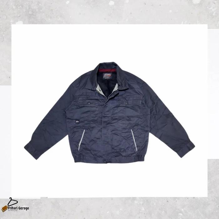 Harington Utility Denim Work Jacket Xebec Dark Navy Color "Vintage"