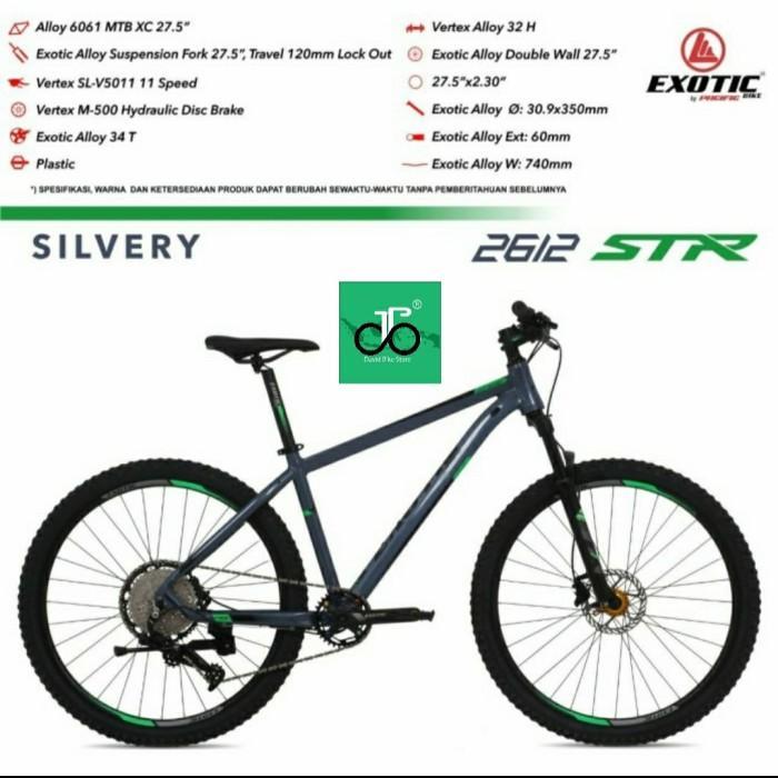 Sepeda MTB 27.5" Exotic 2612 STR (11 speed)