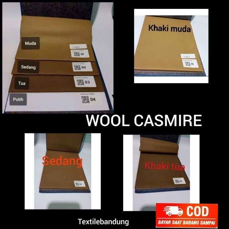 DASAR KAIN KHAKI PEMDA/DASAR BAJU PEMDA/WOOL CASMIRE/pns/pdh murah/katun premium murah