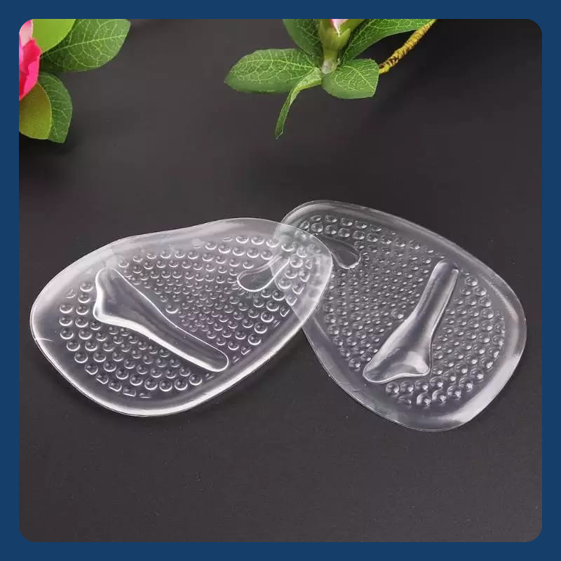 GonimSoon Insole Kaki Depan Gel Silicon Bantalan Sepatu Bahan Gel Silicon