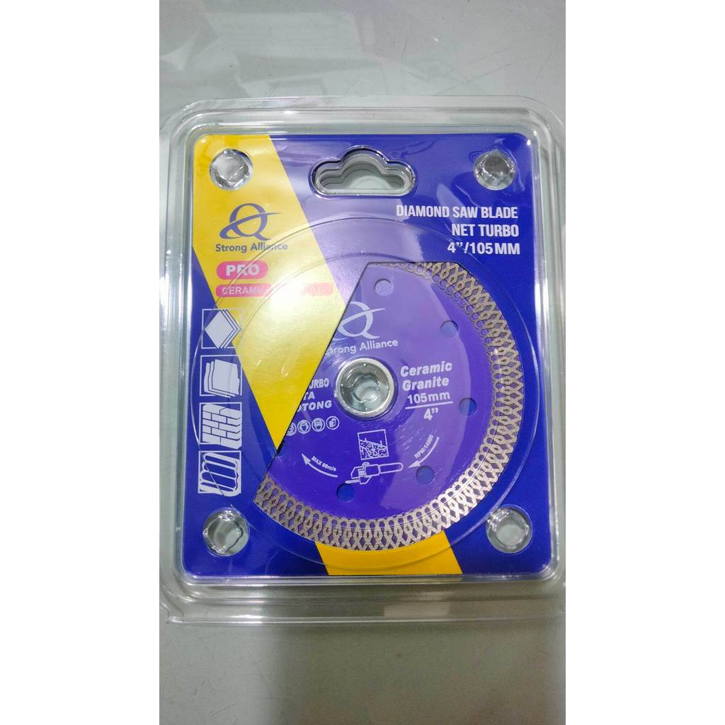 Benz Diamond Wheel X Turbo 4" Mata Potong Keramik Granit Batik Kuning
