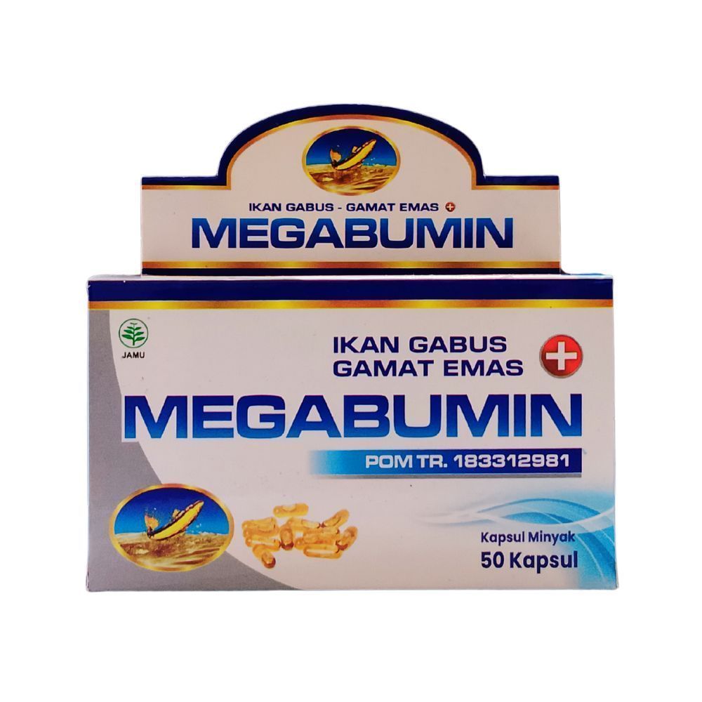 Megabumin Minyak Ikan Gabus 50 kapsul