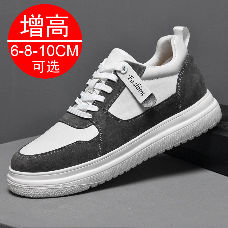 Sepatu Peninggi Tinggi Pria Baru Musim Semi/Panas 2022 Sepatu Sneakers Kasual Olahraga Sepatu Pening