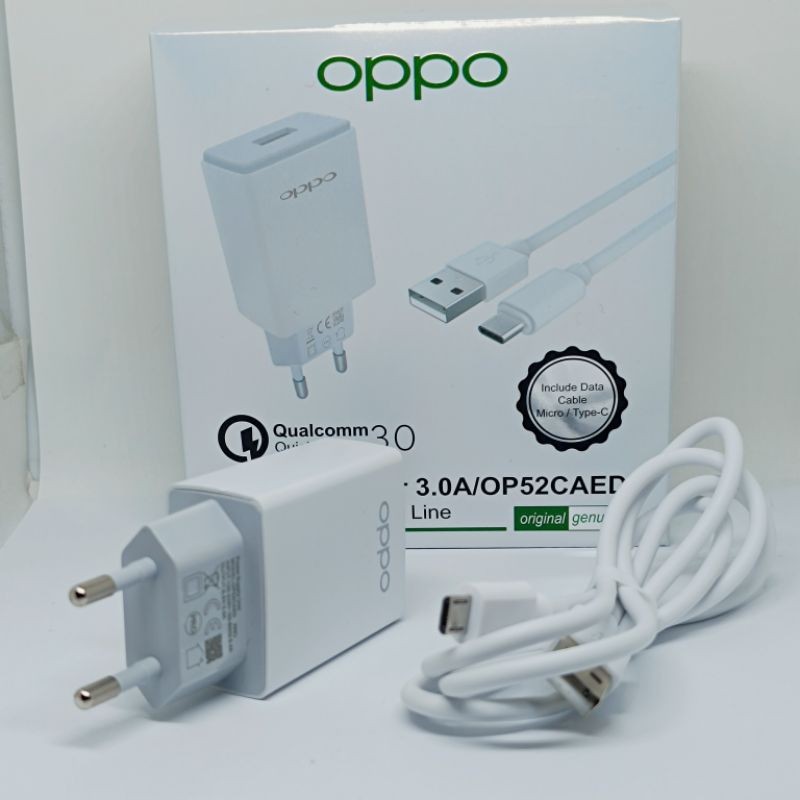 CASAN FULLSET CHARGER CASAN OPPO A16K A16E A17K ORI
