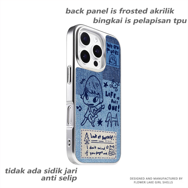 Lskase case for iphone xr 11 12 13 14 15 16 17 pro max plus air back cover Yoshitomo Nara pattern tp
