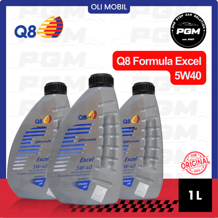 Oli Q8 Formula Excel 5W40 1L (Dijamin Ori 100%)