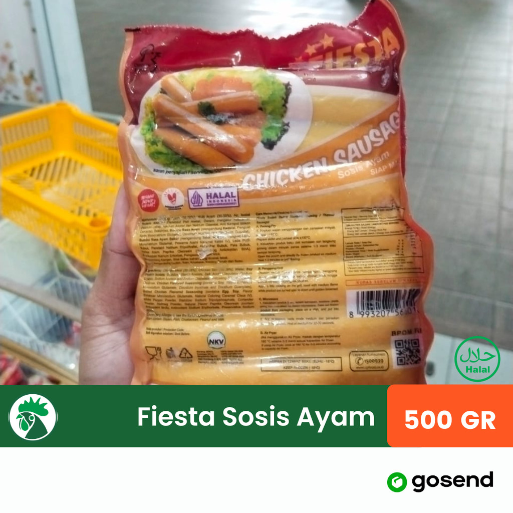 Fiesta Sosis Ayam 500gr | Fiesta Chicken Sausage | Sosis Fiesta
