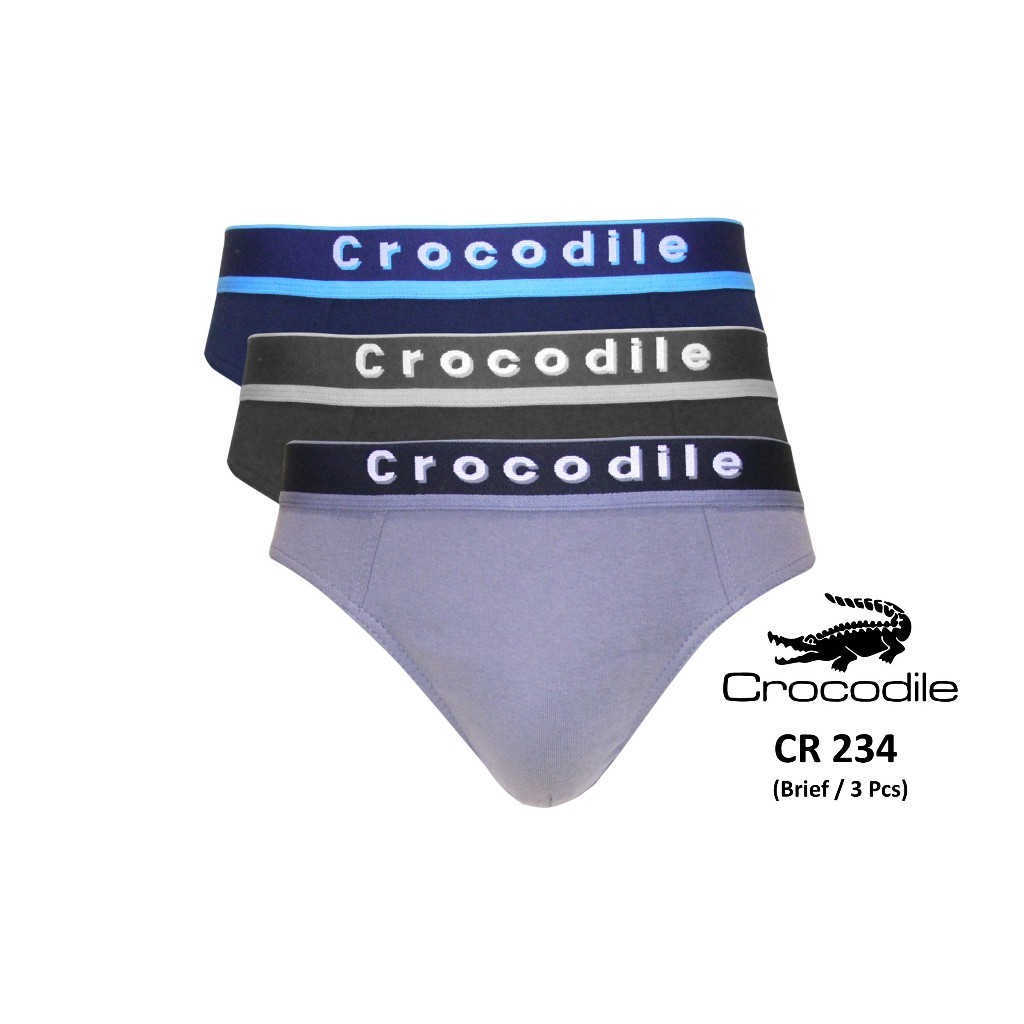 [3 PCS ] CD Pria Crocodile 521 - 234 | Celana Dalam Pria Crocodile  234 High Quality | KDR