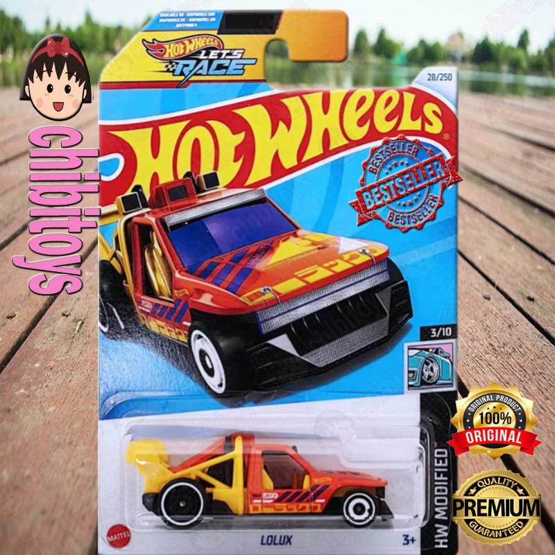 Hot Wheels Lolux Orange Diecast Mini Pickup Truck