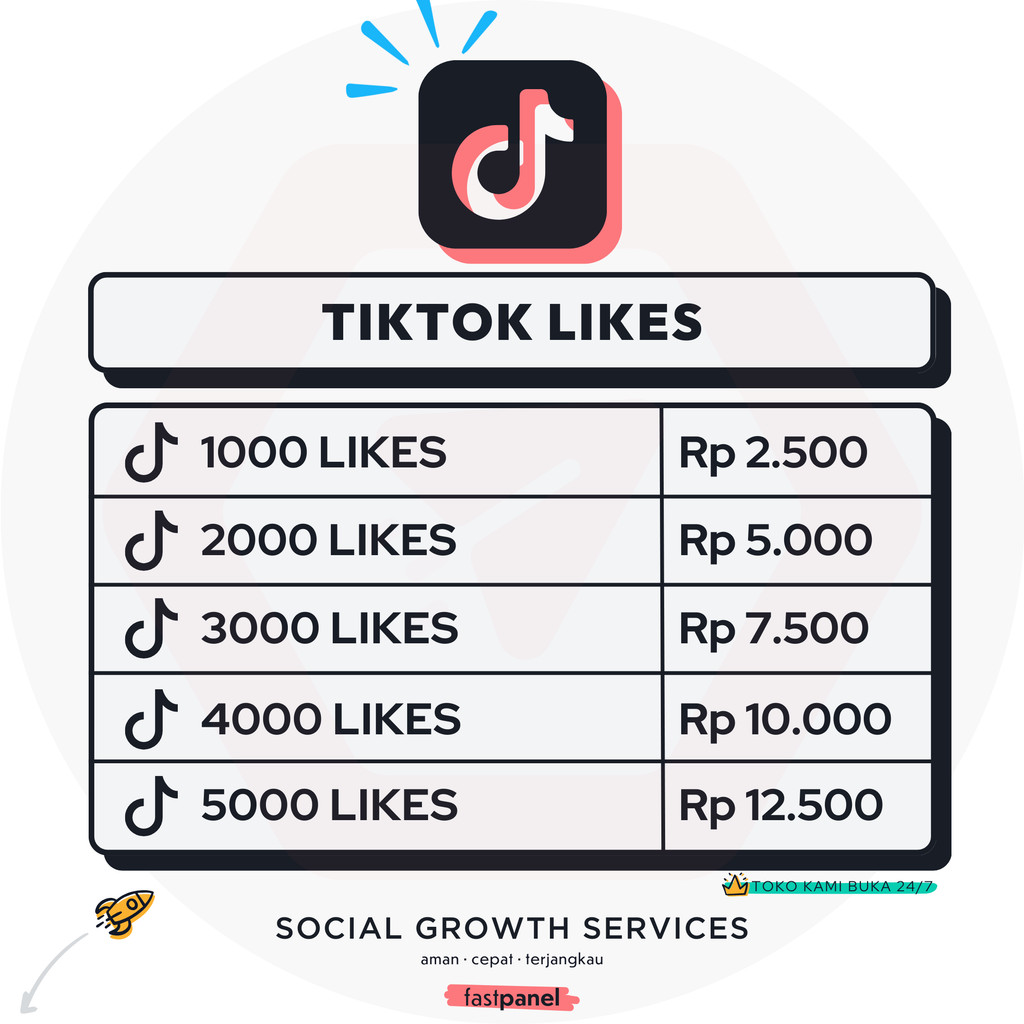 Jasa Tambah Like TikTok Cepat Instant Real Akun Worldwide Promo Liketiktok Permanent FYP Booster Tik