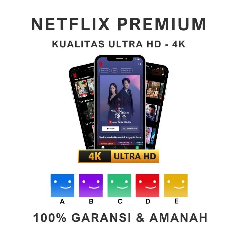 Privat Netflix Tanpa Limit Ultra HD 4K