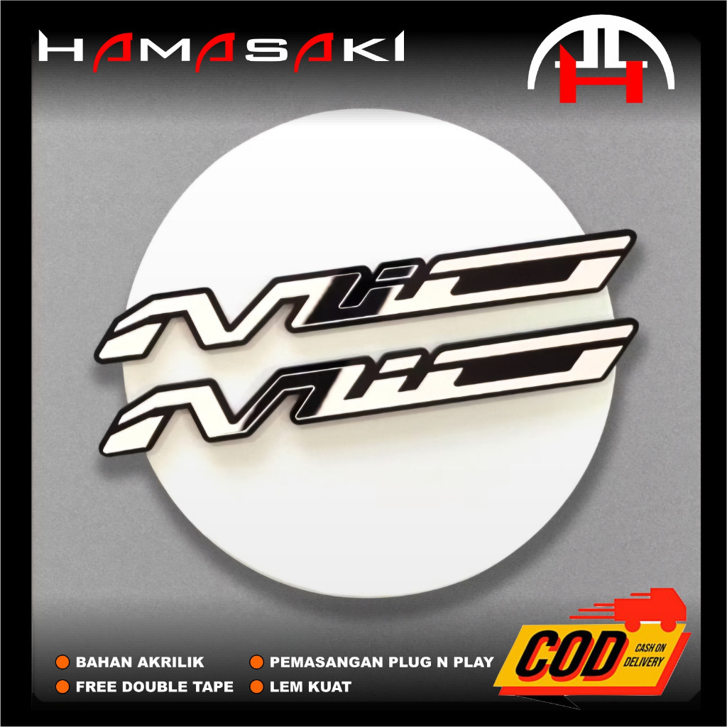 Emblem Mio Timbul 3D Akrilik Sporty