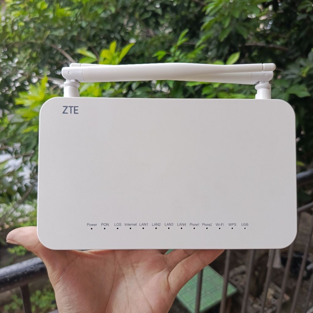 Dc Router ZTE F609 V3 Port Hijau Second Normal