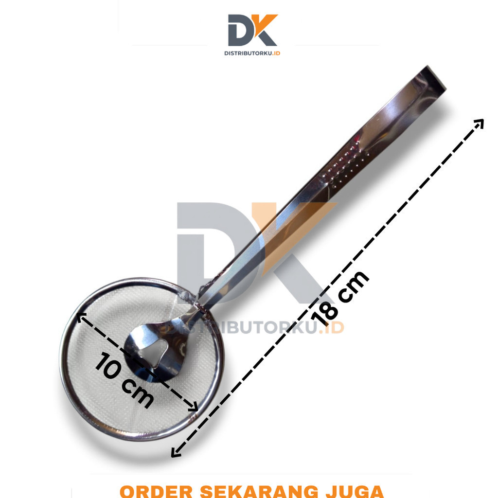 SARINGAN MINYAK PENGGORENGAN STAINLEES 2 IN 1  (DISTRIBUTORKU.ID)