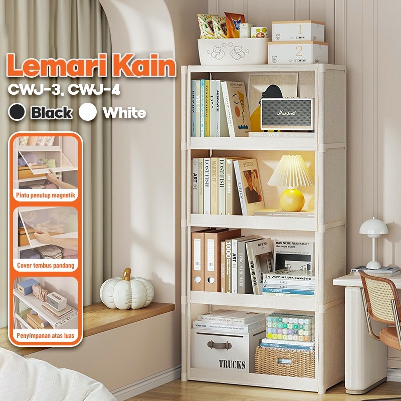 Lemari Kain Lemari Pakaian Portable Lemari Penyimpanan Lemari Baju Lemari Portable