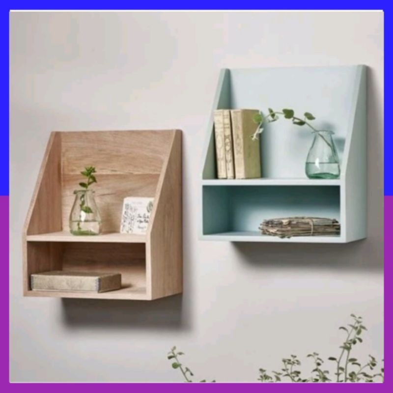 KOTAK PENYIMPANAN // RAK KOSMETIK // RAK SUSUN // RAK GANTUNG KAYU SERBAGUNA