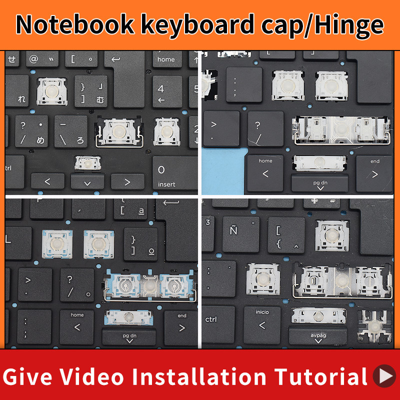 Replacement Keycap Key cap Hinge for HP Elitebook 730 G5 735 G5 830 G5 836 G5 G6 L07666-001 L13697-0