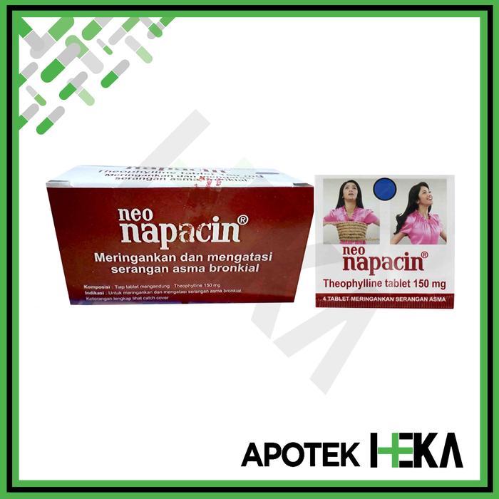 Neo Napacin - Obat Asma Sesak Napas Box isi 25x4 Tablet
