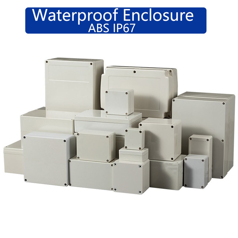 F-type ABS new material Ip67 waterproof junction box Plastic housing Ip67 Outdoor electronic safe mo
