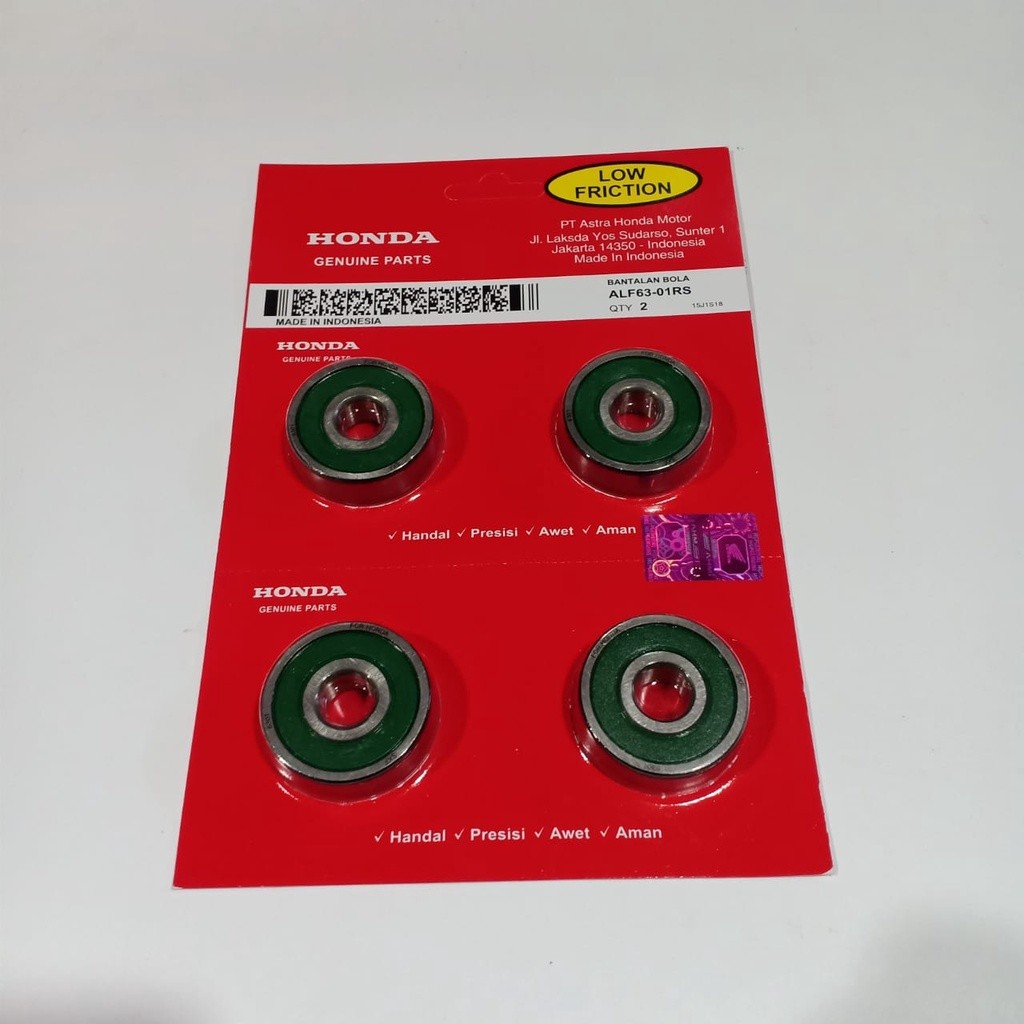 ori Laher Bearing 6301 RS Honda Laher 6301 RS Grand Impressa - Supra fit - Supra X 125 premium