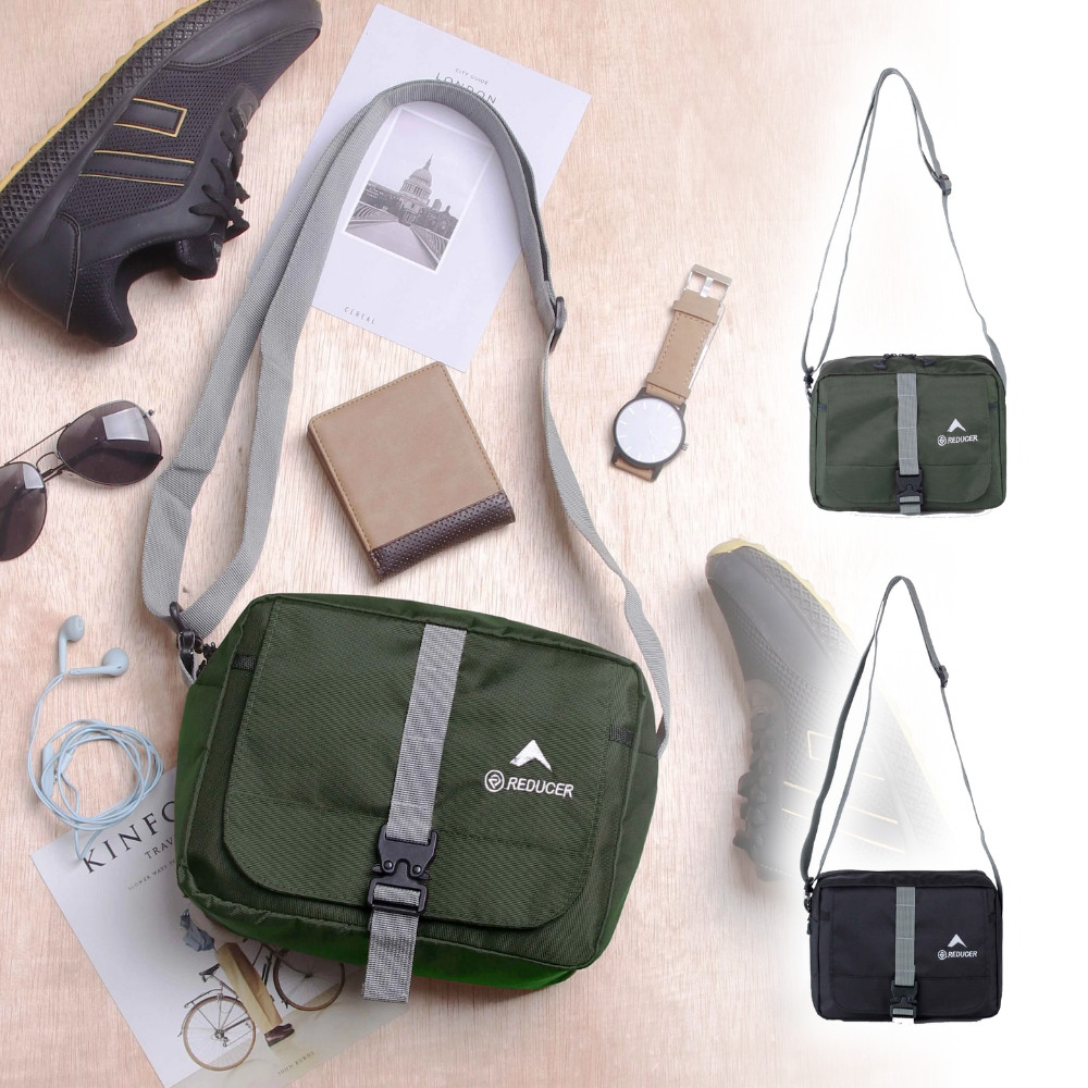 Tas Selempang Kecil Pria Slingbag Cowok Premium Cordura Kuat Awet AKZ 421 Kuat Awet