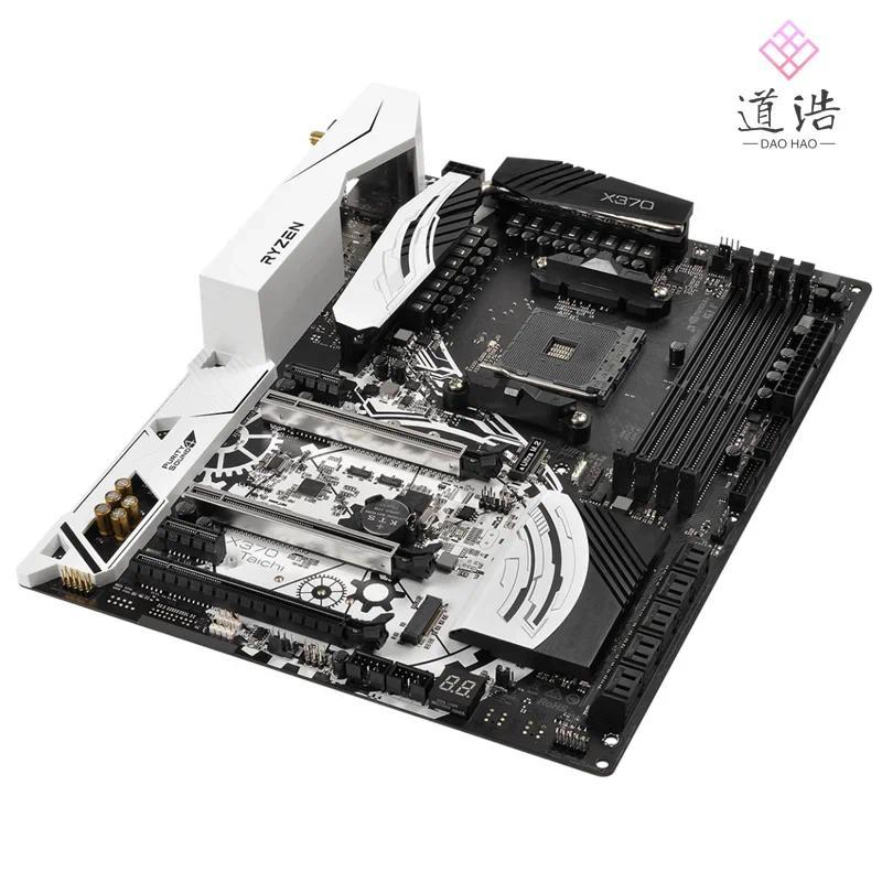 For Asrock X370 TAICHI Motherboard 64GB PCIE30 M2 Socket AM4 DDR4 ATX X370 Mainboard 100% Tested Ful