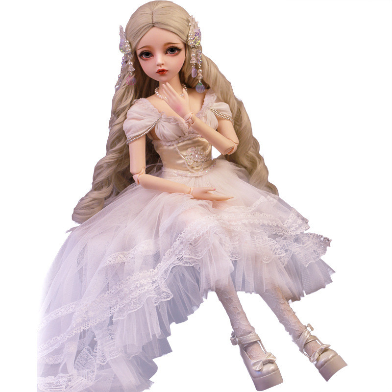 BJD 60cm Doll Gifts For Girl Full Set ange Eyes Y Toy Best Valentine's Day Gift Handmade Toy dolls