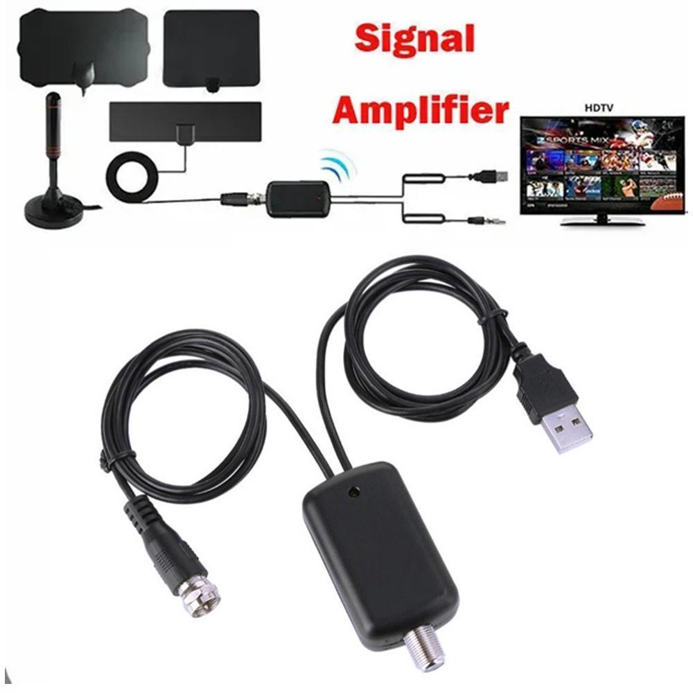 4K HD TV Antenna Amplifier TV Signal Amplifier Signal Enhancer Booster TV Antenna Signal Receiver