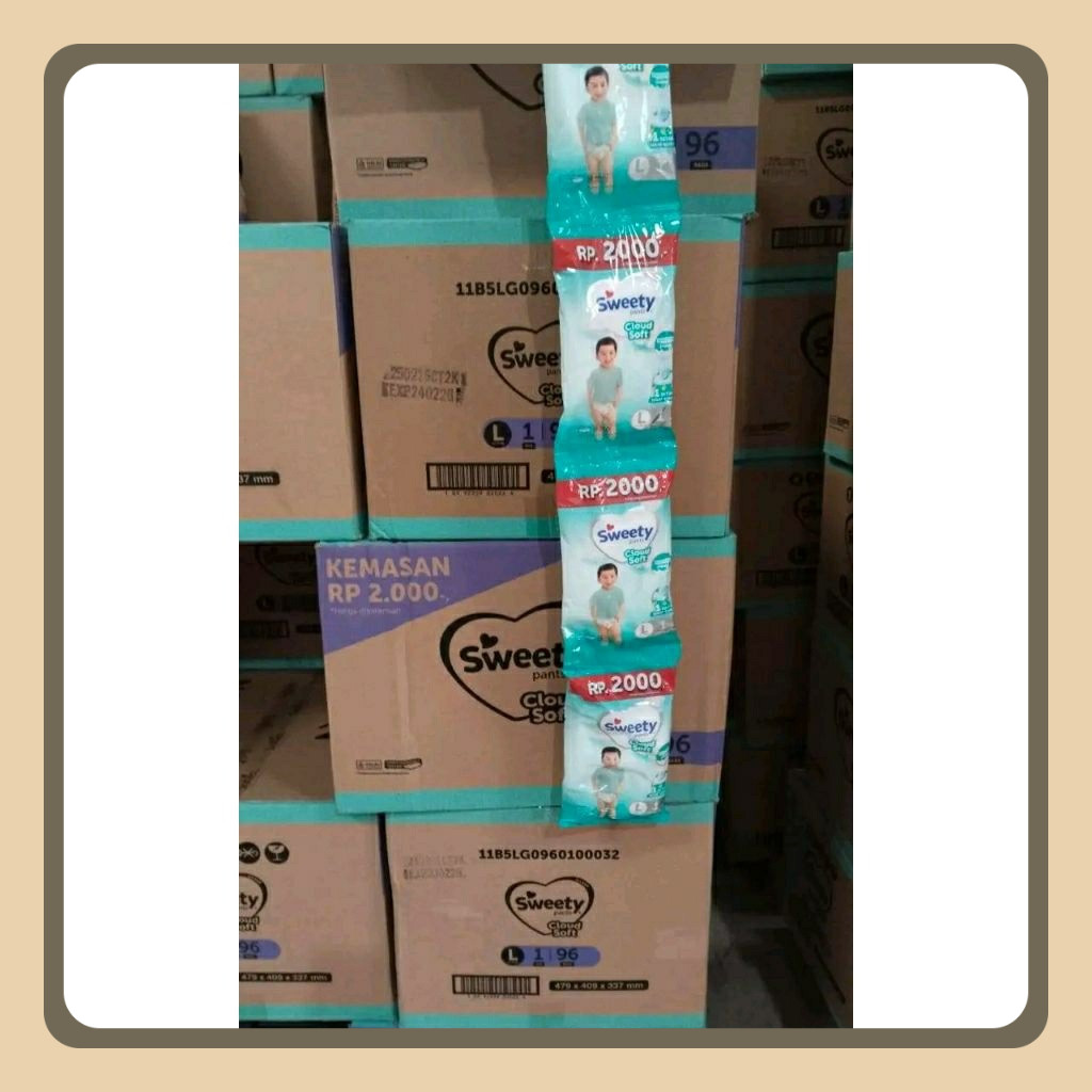 [1 KARTON] SWEETY SILVER RENCENG