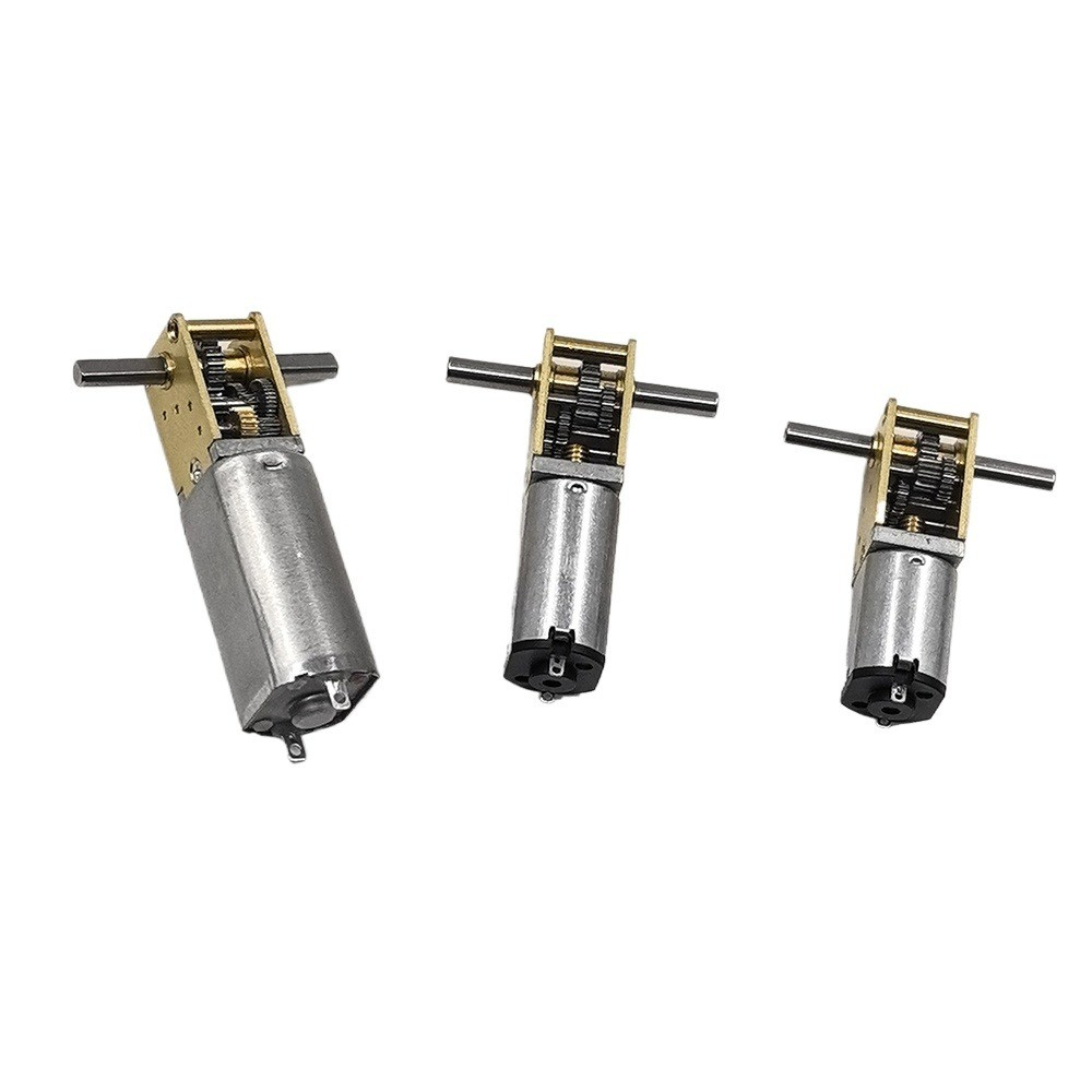 1pc Micro 050 N30 N20 Worm Gear Motor DC3V12V 6V 9V 4762rpm Slow Speed  All Metal Gearbox Tshaped Du