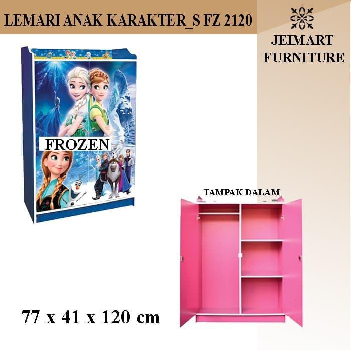 Lemari Pakaian Anak Gambar Frozen Murah