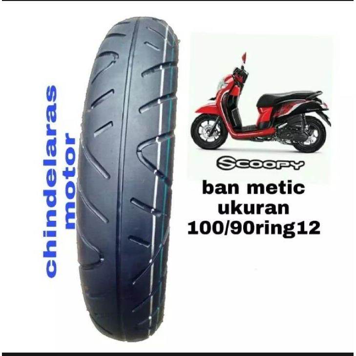 Pilihan ban ukuran 100/90-12 depan Scoopy fi
