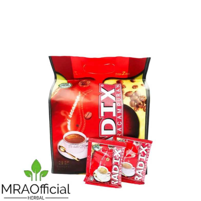 Kopi Radix HPA | Kopi Radix Jumbo | Kopi Gingseng | Kopi Herbal - 32 Sachetherbal