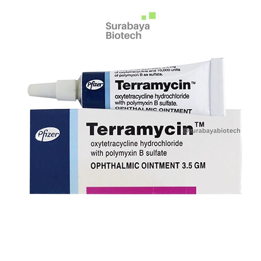 Termurah Pfizer Terramycin Eye Ointment 3.5 gram EXPIRED 09/2027 Obat Salep Mata Kucing Anjing Hewan