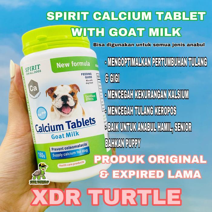 Best Seller SPIRIT CALCIUM TABLET VITAMIN TULANG ANJING KUCING CEGAH PATAH TULANG - CALCIUM