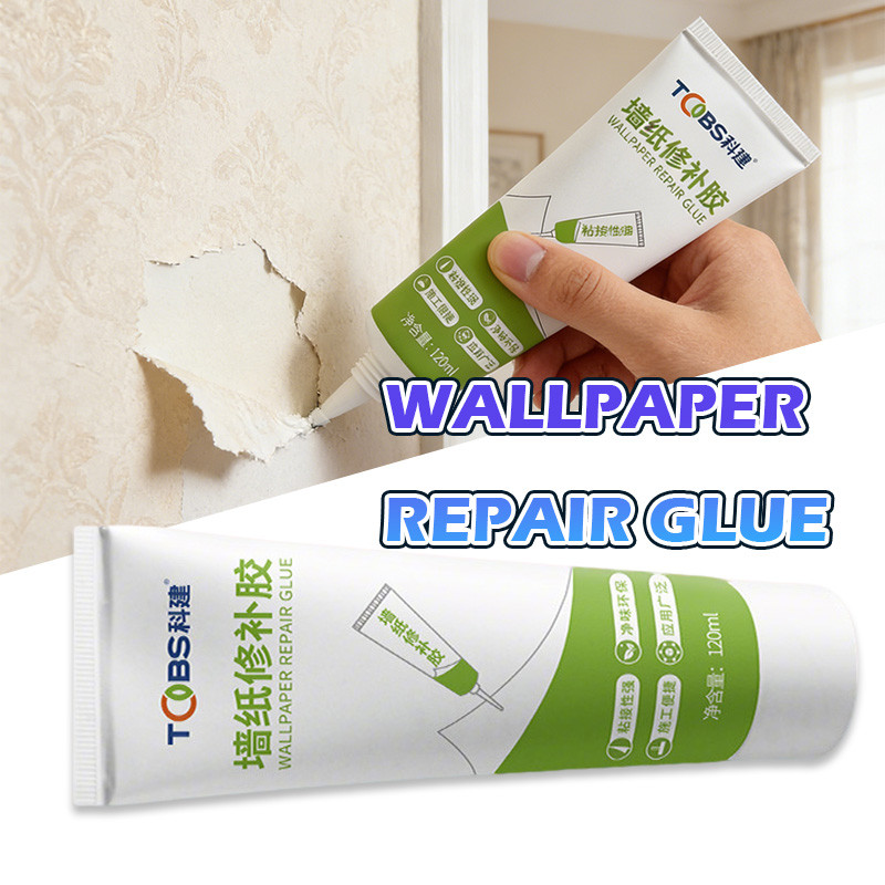 Lem Wallpaper Memperbaiki Wallpaper Yang Lepas dinding super kuat Perekat Serbaguna 120ml