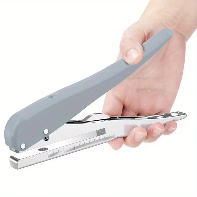 Heavy Duty Single Hole Punch Hole Puncher 25 Sheets Capacity Paper Punch for Paper ID PVC Cards Scra