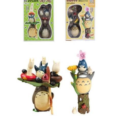 PROMO Action Figure Studio Ghibli My Neighbor Totoro Flowers Nosechara Box - BOX ORANGE