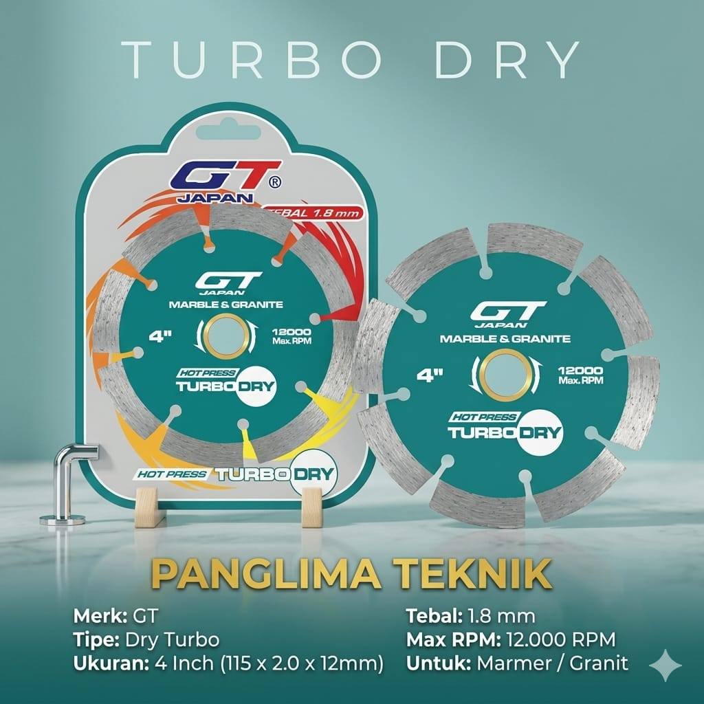 MATA POTONG GRANIT GT TURBO DRY/ MATA POTONG GRANIT