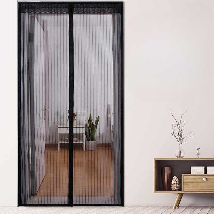 Tirai Pintu Anti Nyamuk DIY Kelambu Magnetic Door - Kasa Nyamuk Magnet Kamar Tidur Jaring Polyester
