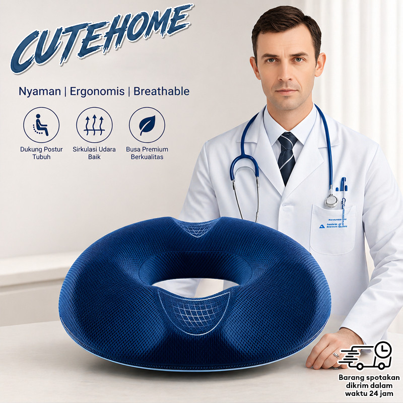 CUTEHOME Bantal Alas Duduk Kursi Kantor Bantal Kursi