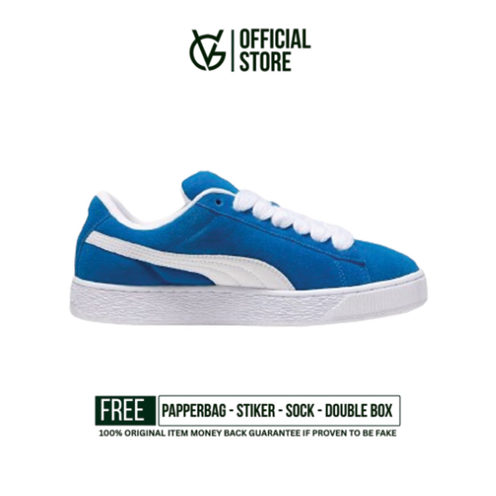 Sepatu Sneakers Puma Classic Suede XL Blue  Original Authentic Unisex
