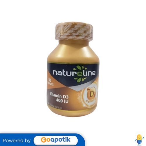 Natureline Vitamin D3 400 Iu Botol 30 Tablet
